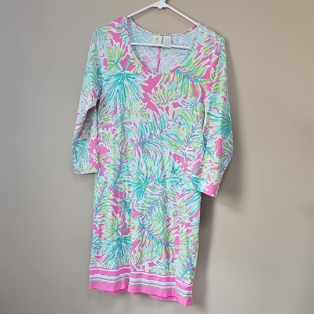 Caribbean Joe Vibrant Floral Dress